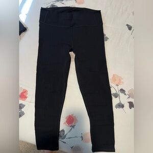 Lululemon reveal tight black leggings
